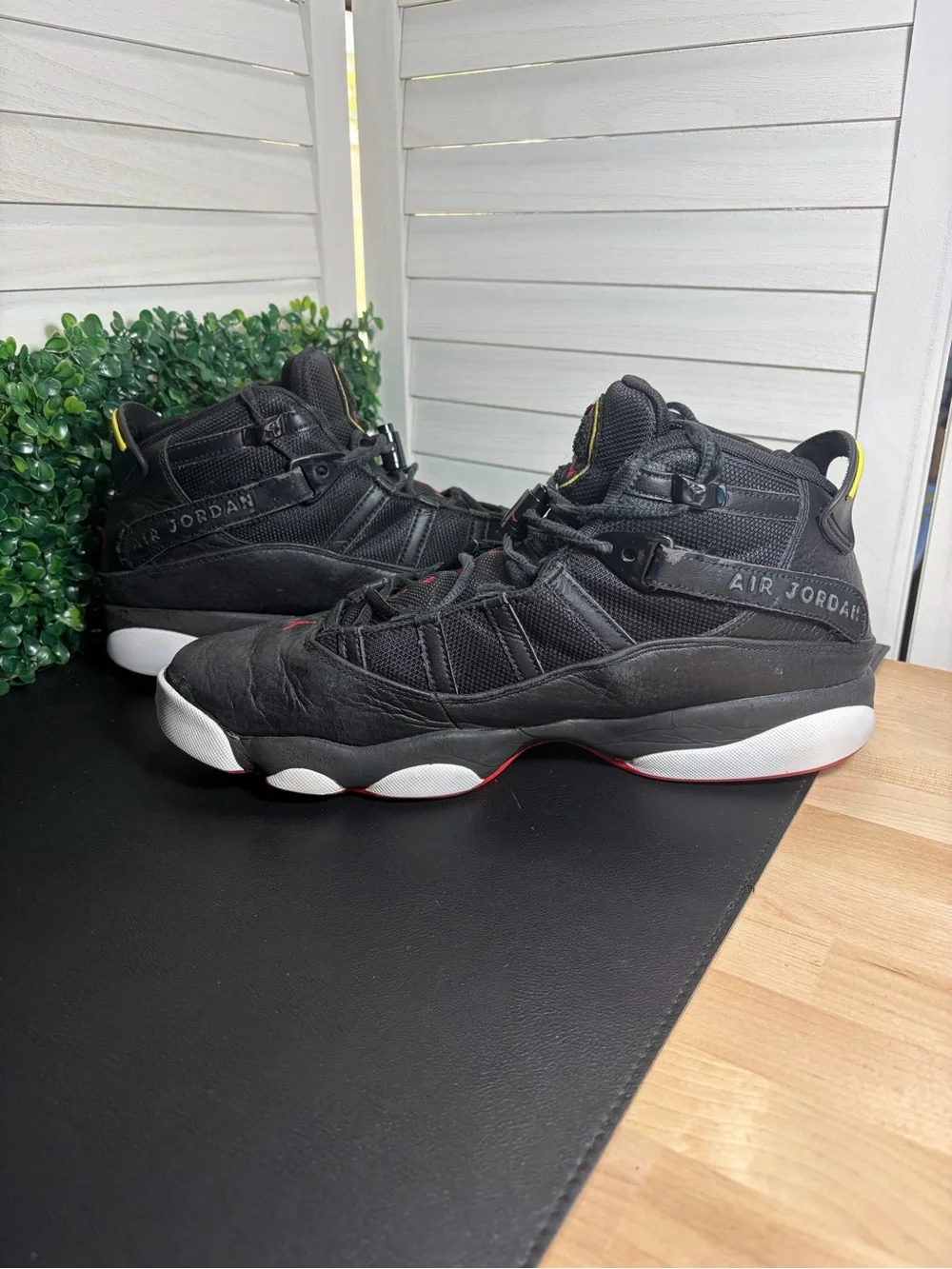Air Jordan 6 Rings Playoffs Black White Red 322992-063 US Men’s Size 11 No Box